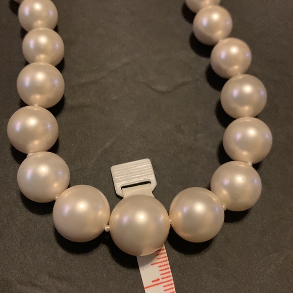 VINTAGE MASAMI 925 silver PEARL NECKLASE - Picture 7 of 10